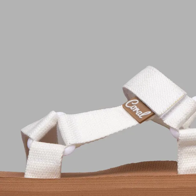 Sandalias coral para dama ventura 3 White