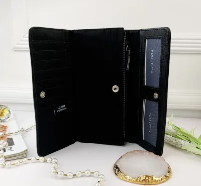 Cartera Naútica para dama color negro