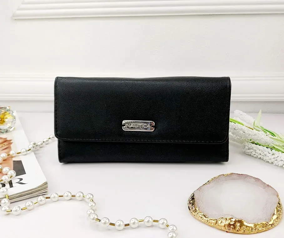 Cartera Naútica para dama color negro