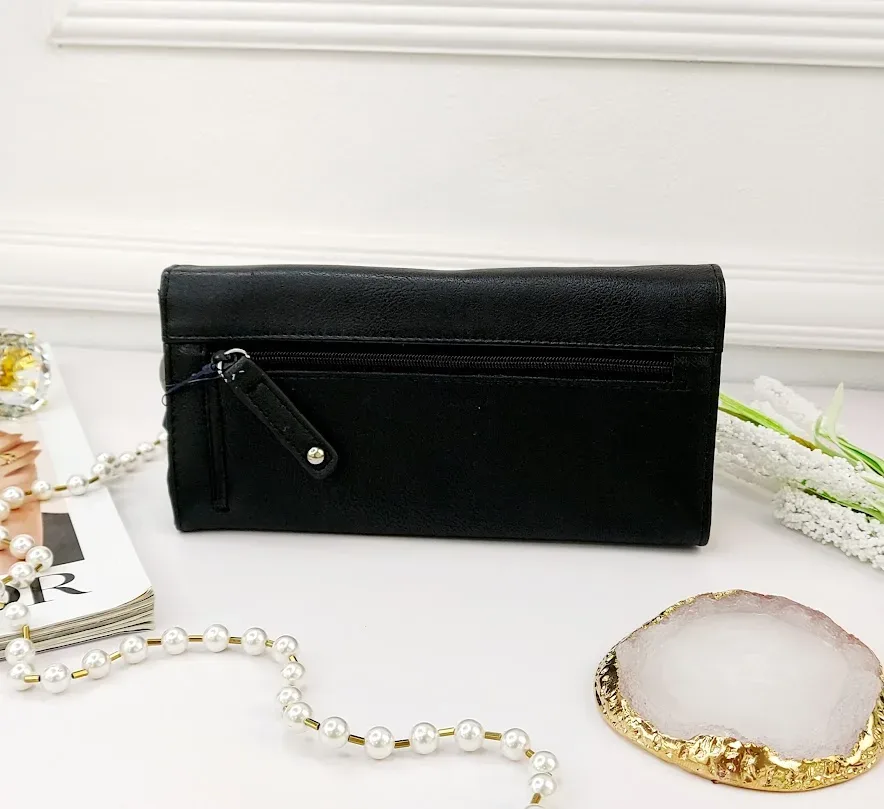 Cartera Naútica para dama color negro