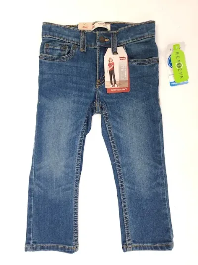 Jeans Levi´s para niño 511 Slim color mezclilla