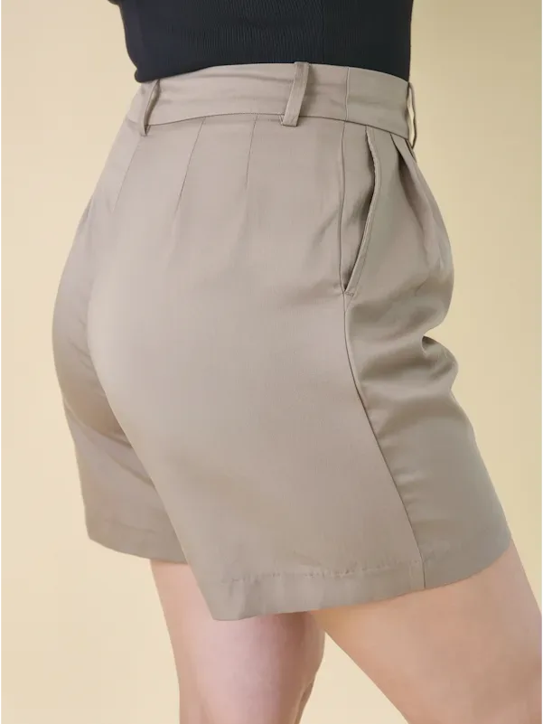 Short Estivaneli para dama FSCW-64264 COLOR CAFE