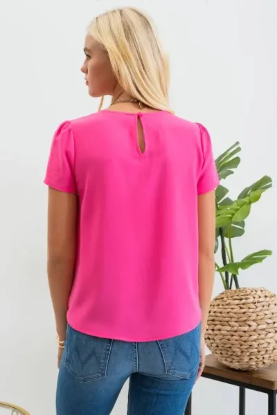 Blusa para Dama color Fucsia