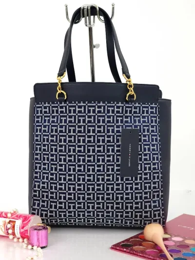 Bolso de hombro Tommy Hilfiger para dama color azul