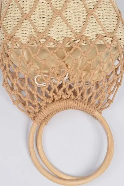 Bolso para dama color beige y camel