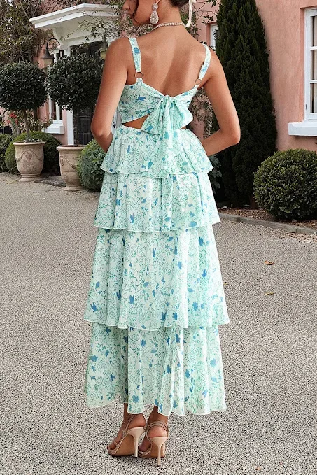 Vestido Elings para dama D251DS50305 #COLOR VERDE AGUA