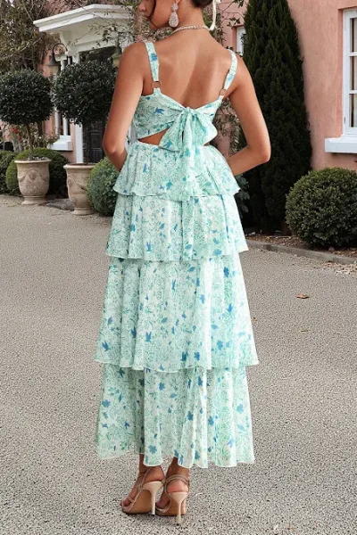 Vestido Elings para dama D251DS50305 #COLOR VERDE AGUA