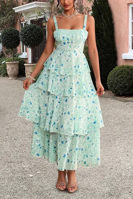 Vestido Elings para dama D251DS50305 #COLOR VERDE AGUA
