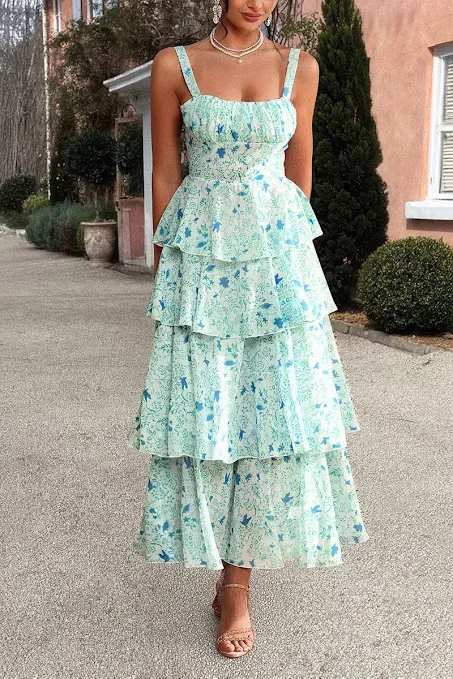 Vestido Elings para dama D251DS50305 #COLOR VERDE AGUA