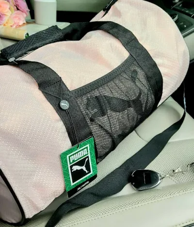 Bolso Puma para dama color rosa y negro
