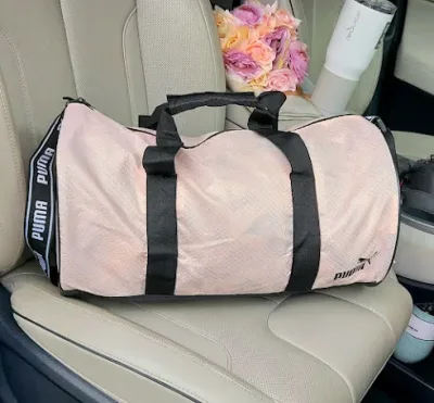 Bolso Puma para dama color rosa y negro