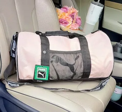 Bolso Puma para dama color rosa y negro