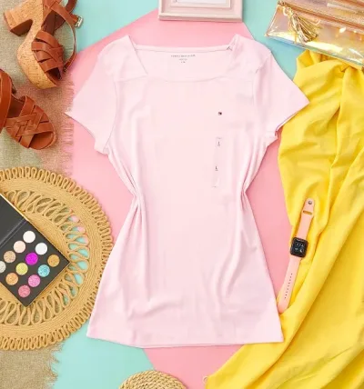 Blusa Tommy Hilfiger para dama color rosa