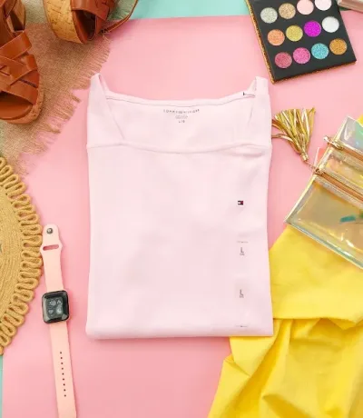 Blusa Tommy Hilfiger para dama color rosa