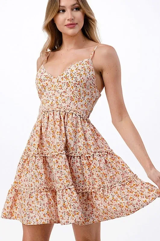 Vestido para dama estampado floral