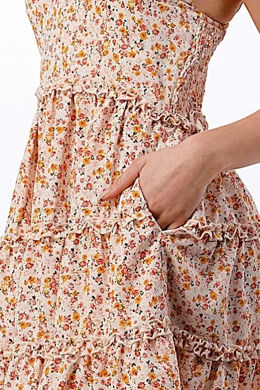 Vestido para dama estampado floral