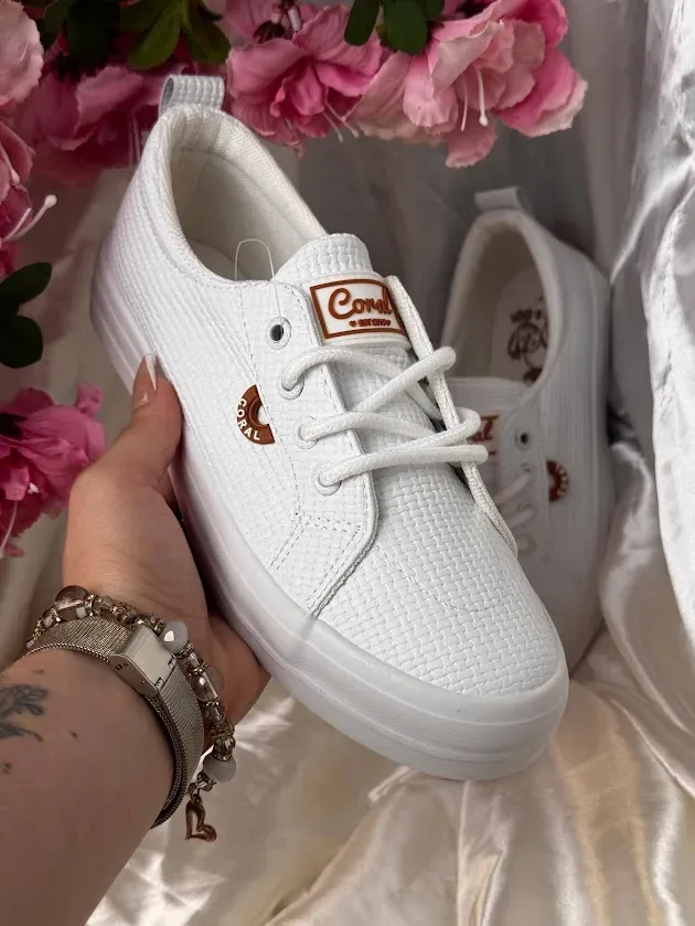 Tenis Coral JULES 3 WHITE TEX para dama