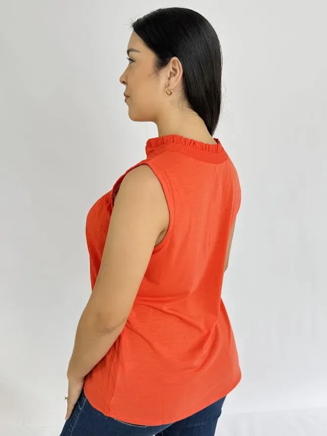 Blusa color naranja para Dama