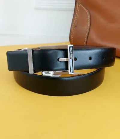 Faja Calvin Klein para caballero reversible café y negro