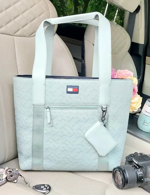 Bolso Tommy Hilfiger para dama color verde agua