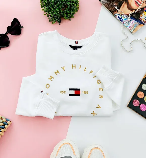 Sueter Tommy Hilfiger para Dama color blanco