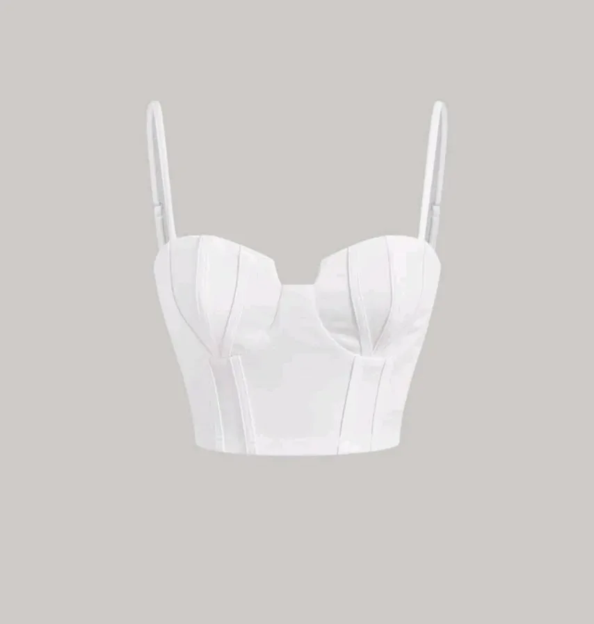 Crop Top blanco