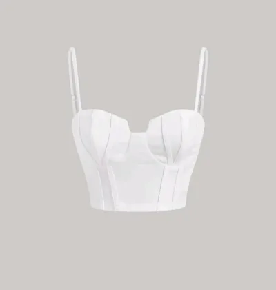 Crop Top blanco