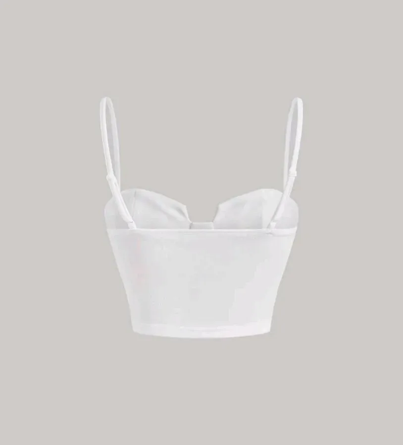 Crop Top blanco