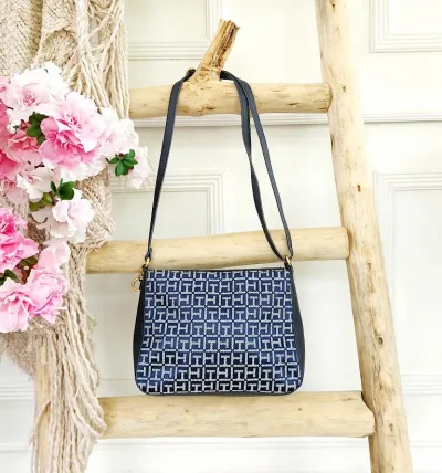 Bolso de hombro Tommy Hilfiger para dama color azul