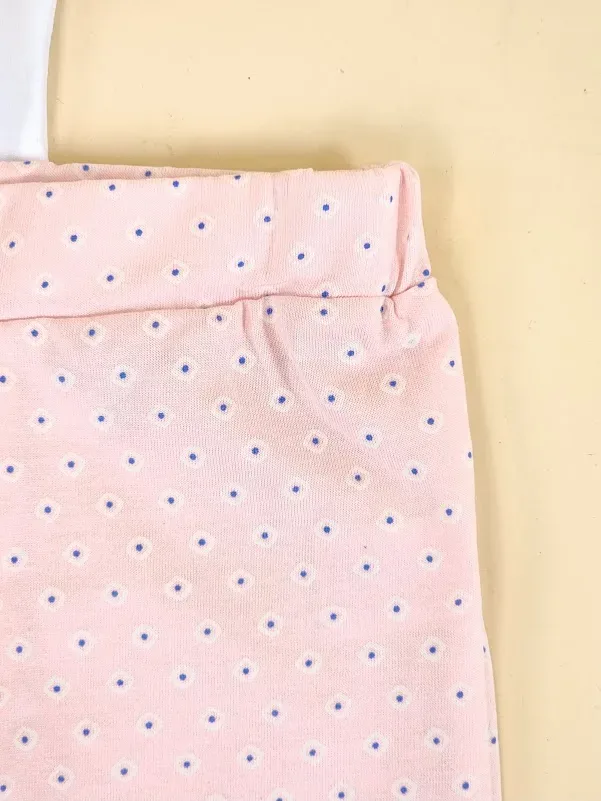Conjunto Everfit para niña 16350S #ROSA Y BLANCO