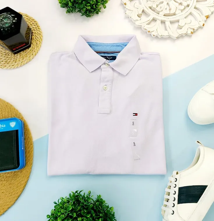 Camiseta Tommy Hilfiger para caballero color lila