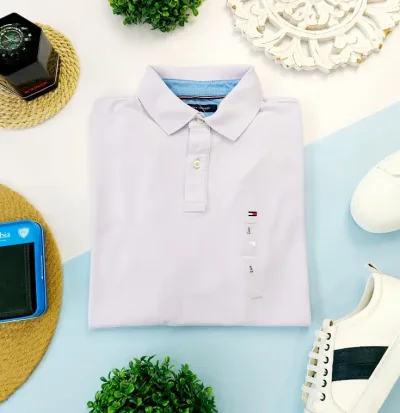 Camiseta Tommy Hilfiger para caballero color lila