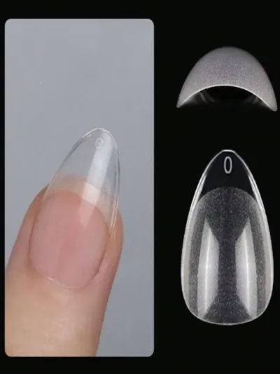 Set de 120 piezas de uñas acrílicas en forma de almendra