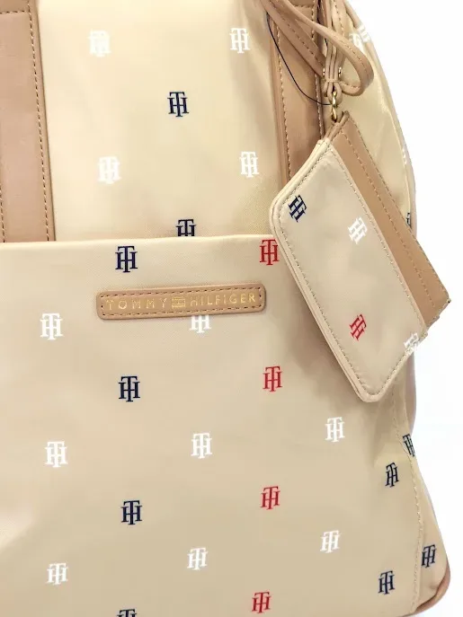 Bolso Tommy Hilfiger para dama color beige