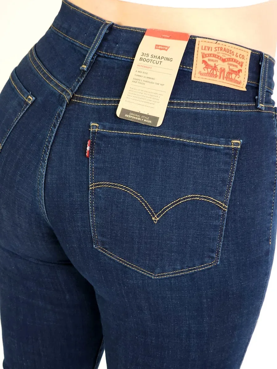 Jeans Levi´s 315-0105 Shapping Bootcut para dama color azul
