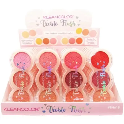 Trio de rubores Kleancolor 4 diferentes combinaciones