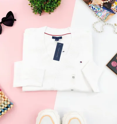 Sueter Tommy Hilfiger para Dama color blancso