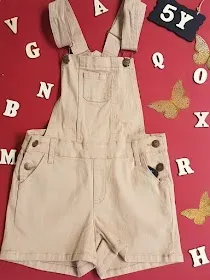 Overol Cuite Fashion para niña color beige
