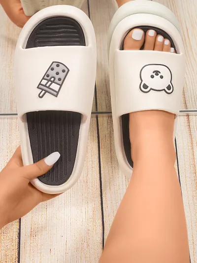 Par de sandalias para dama color blanco