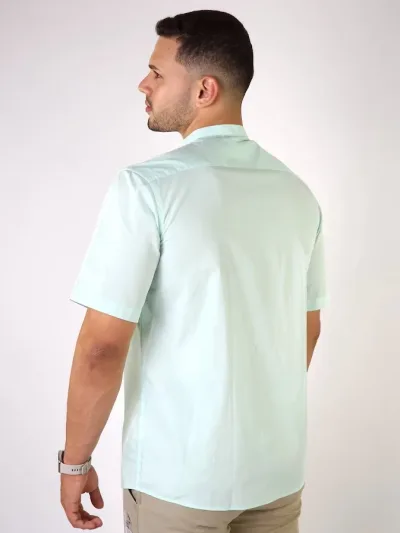 Camisa para caballero color verde menta