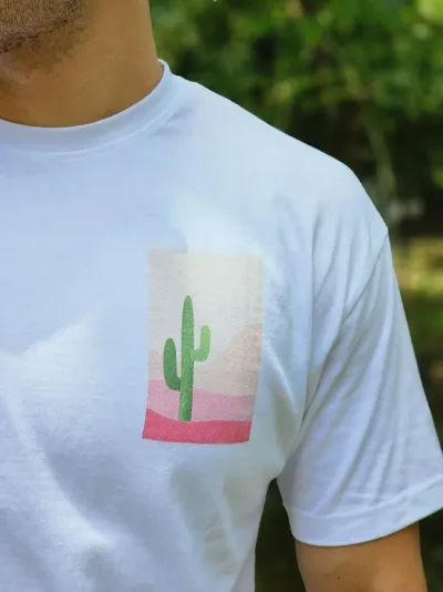 Camiseta para caballero Estivaneli color blanco