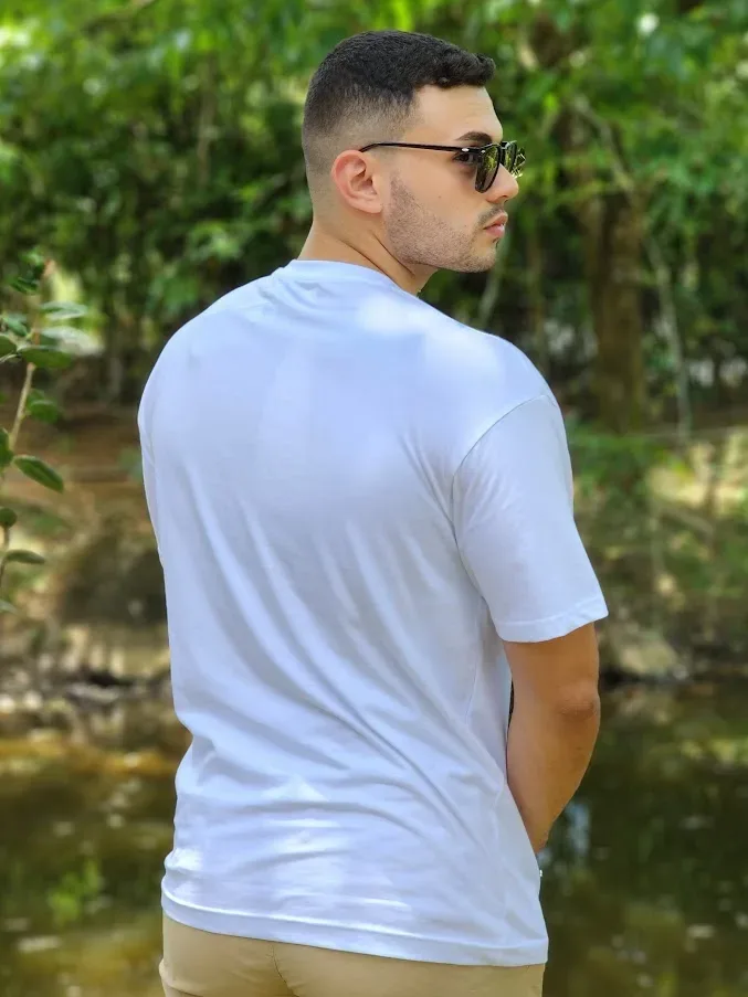 Camiseta para caballero Estivaneli color blanco