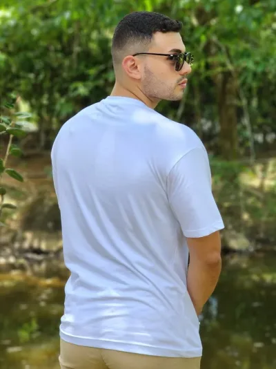 Camiseta para caballero Estivaneli color blanco
