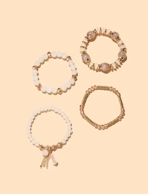 Pulsera para dama color beige