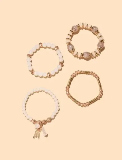 Pulsera para dama color beige