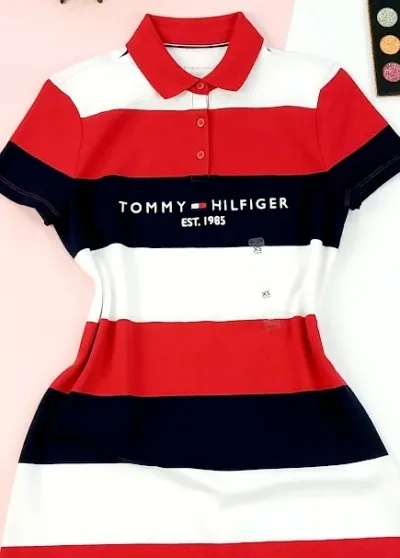 Vestido Tommy hilfiger para dama diseño a rayas