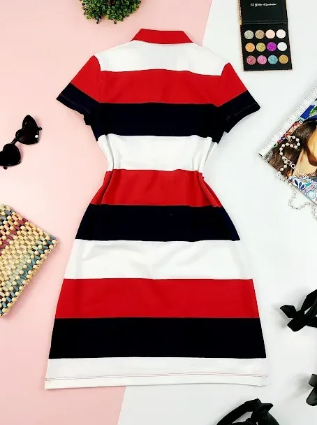 Vestido Tommy hilfiger para dama diseño a rayas