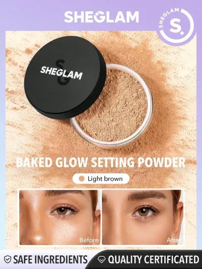 Polvo fijador SHEGLAM tono light brown
