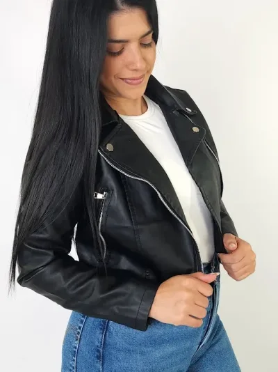 Jacket Salvaje para dama color negro