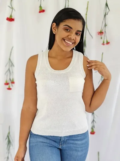 Blusa para dama color blanco